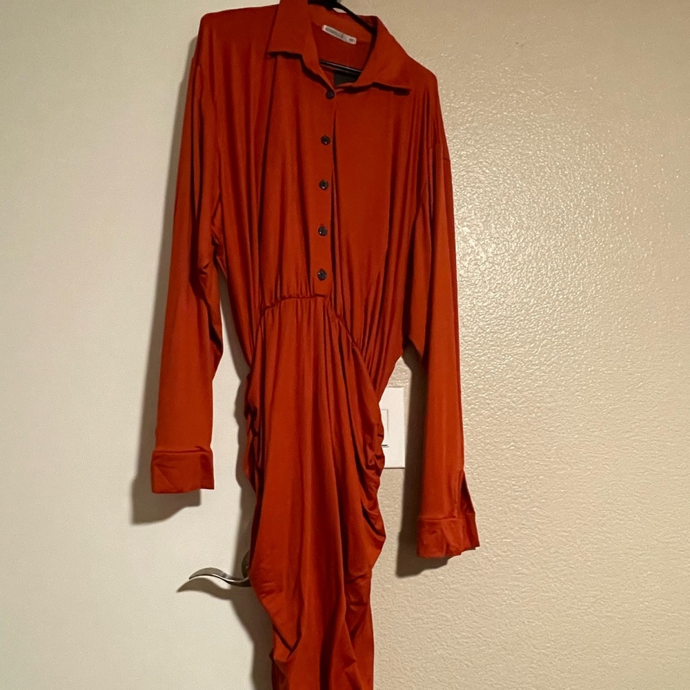 NWT Rebdolls Button-Up Bodycon Dress 4x